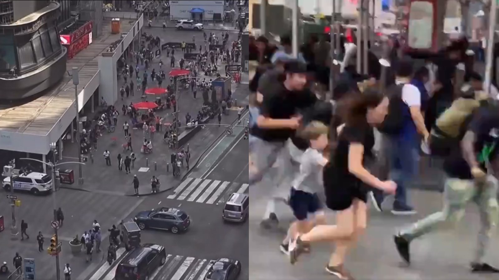 Qué pasó en Times Square: videos muestran el pánico durante tiroteo que terminó con un menor detenido Qué pasó en Times Square: videos muestran el pánico durante tiroteo que terminó con un menor detenido