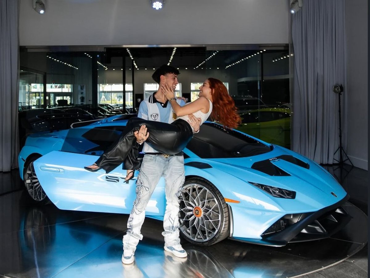 Nicolle Figueroa sorprende a Augusto Giménez con un Lamborghini por el Día del Padre Nicolle Figueroa sorprende a Augusto Giménez con un Lamborghini por el Día del Padre