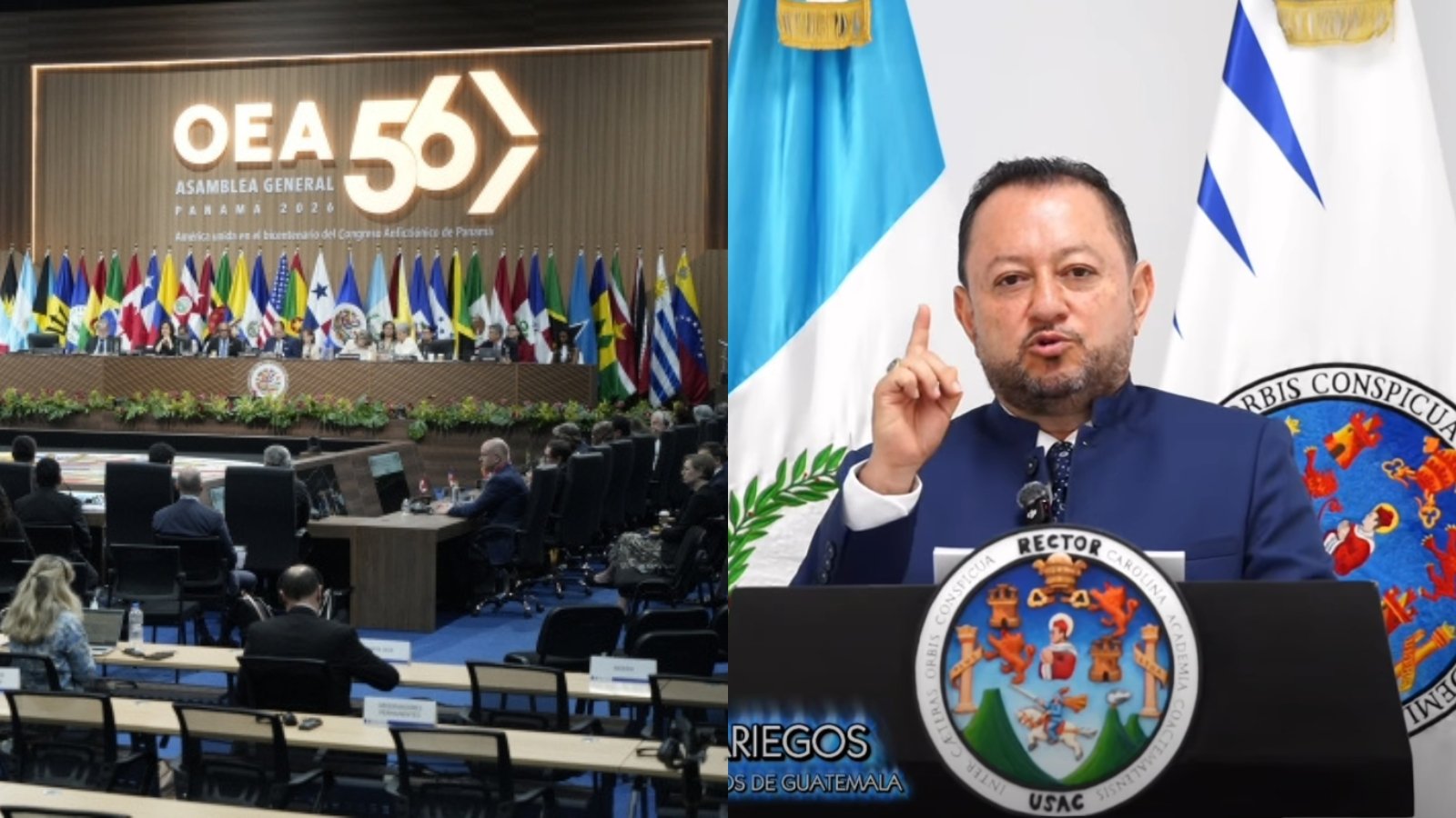 La OEA cuestiona el segundo periodo de Walter Mazariegos como rector de la Usac La OEA cuestiona el segundo periodo de Walter Mazariegos como rector de la Usac