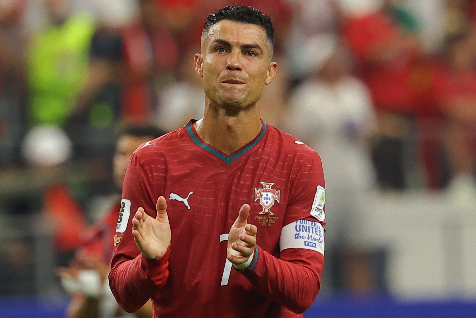 “La Eurocopa tiene la misma dimensión que un Mundial” la frase de Cristiano Ronaldo tras ser eliminado por España “La Eurocopa tiene la misma dimensión que un Mundial” la frase de Cristiano Ronaldo tras ser eliminado por España