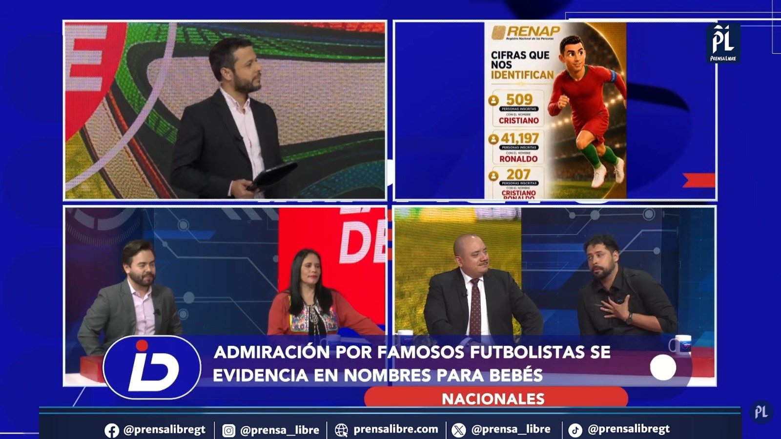 “Se presta a burlas”: guatemaltecos llevan nombres de estrellas del futbol; más de 200 se llaman Cristiano Ronaldo “Se presta a burlas”: guatemaltecos llevan nombres de estrellas del futbol; más de 200 se llaman Cristiano Ronaldo