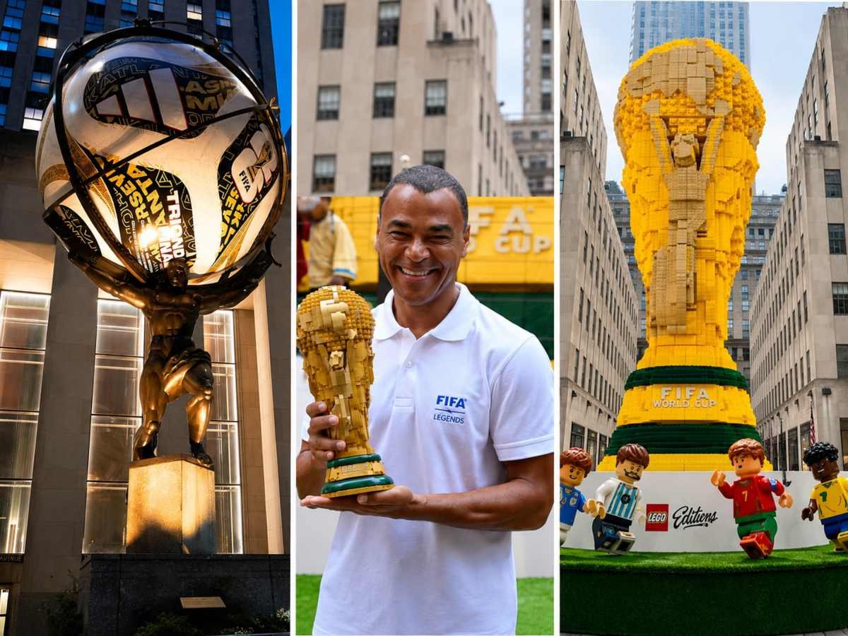 Nueva York convierte al Rockefeller Center en el corazón del Mundial antes de la gran final Nueva York convierte al Rockefeller Center en el corazón del Mundial antes de la gran final