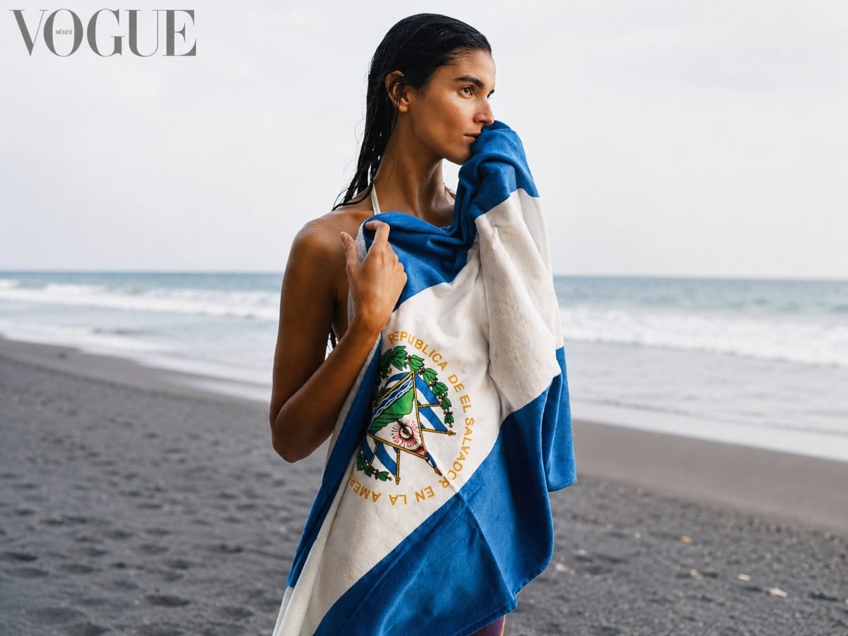 La revista Vogue elige la playa El Zonte para una producción de moda