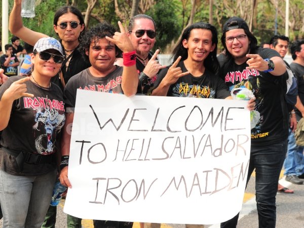 Del Ed Force One al escenario, así se vivió el primer concierto de Iron Maiden en El Salvador
