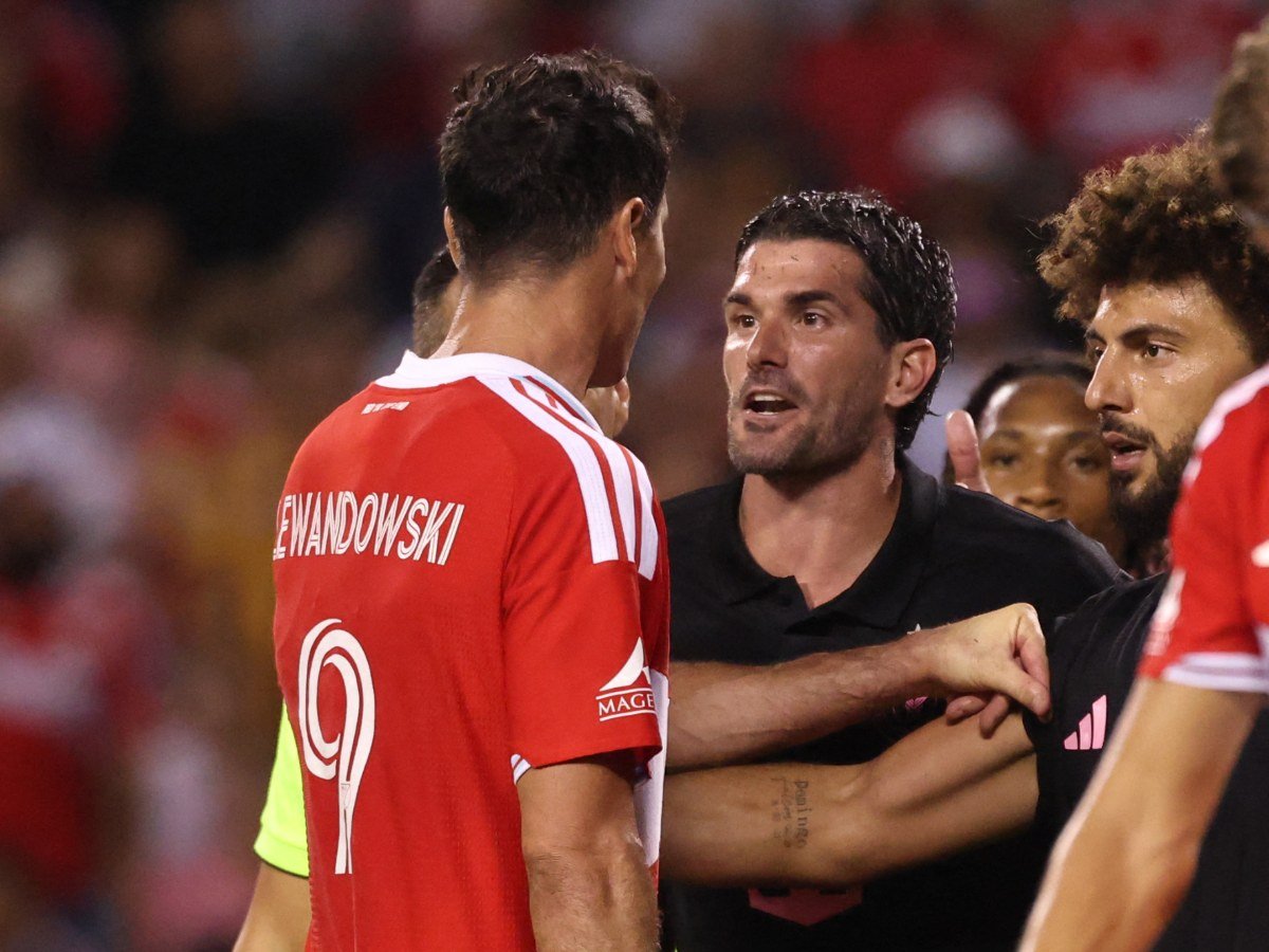 De Paul le recordó a Lewandowski sus títulos con Argentina en tenso cruce en la MLS